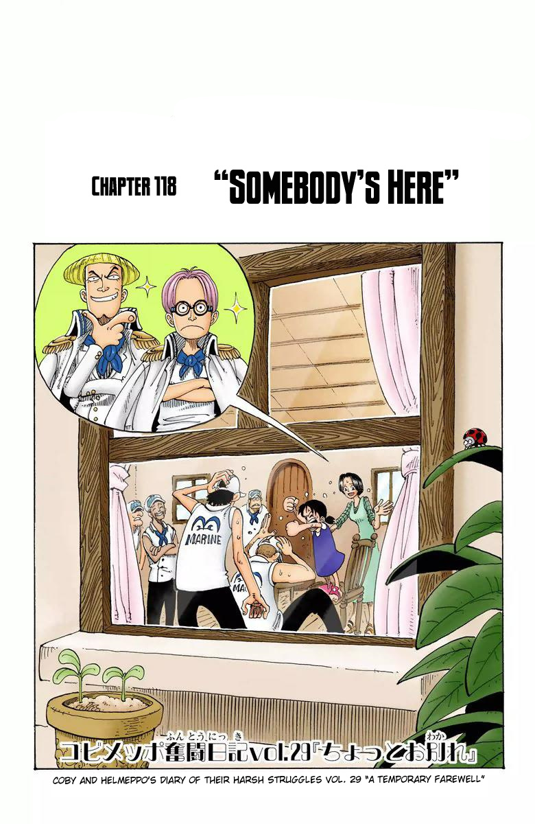 One Piece - Digital Colored Comics - Vol.14 Chapter 118: Somebody's Here