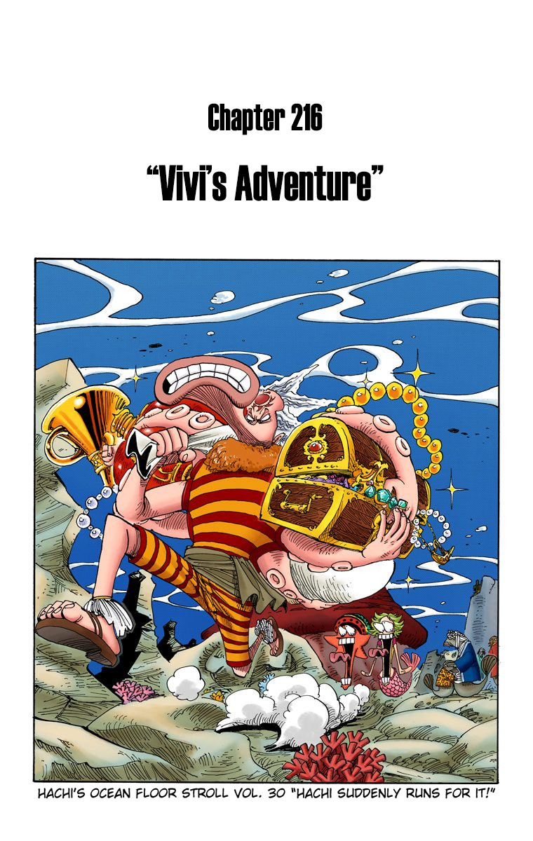 One Piece - Digital Colored Comics - Vol.23 Chapter 216: Vivi's Adventure