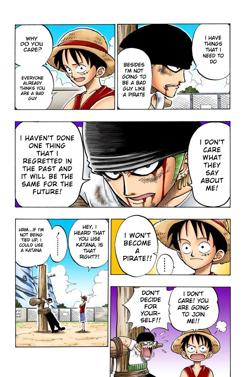 One Piece - Digital Colored Comics - Vol.1 Chapter 4: Marine Captain "Axe Arm Morgan"