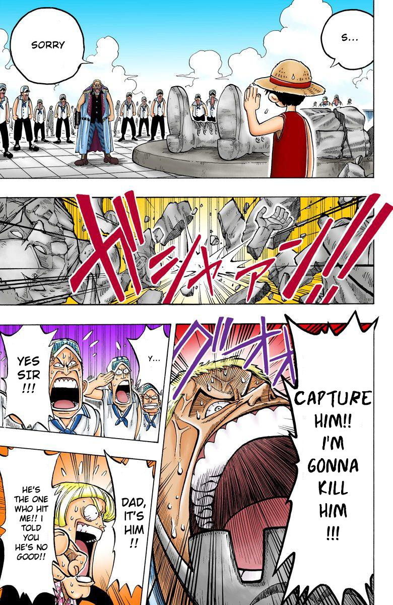 One Piece - Digital Colored Comics - Vol.1 Chapter 4: Marine Captain "Axe Arm Morgan"