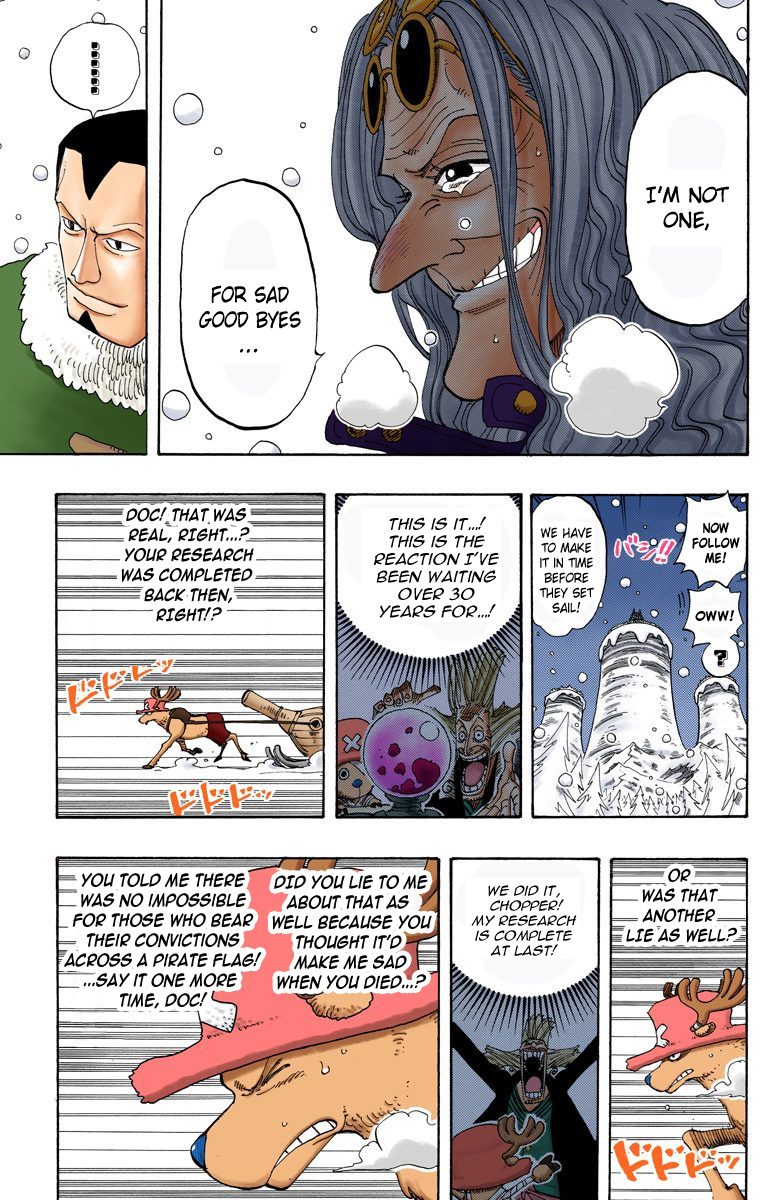 One Piece - Digital Colored Comics - Vol.17 Chapter 153: Hiluluk's Cherry Blossoms