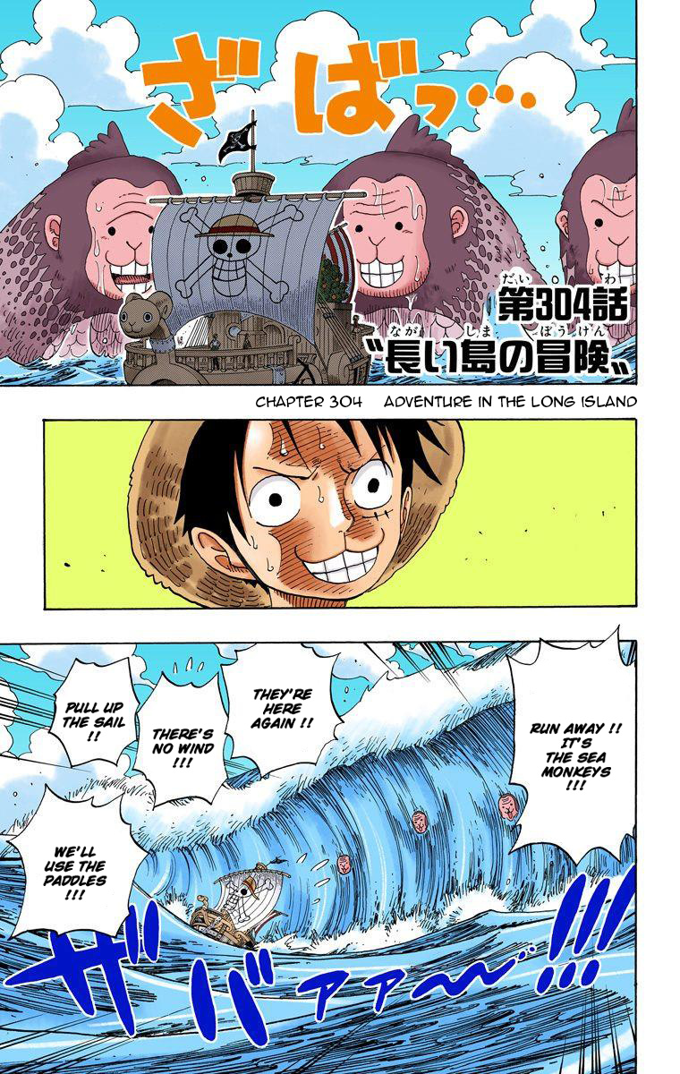 One Piece - Digital Colored Comics - Vol.32 Chapter 304: Adventure In The Long Island