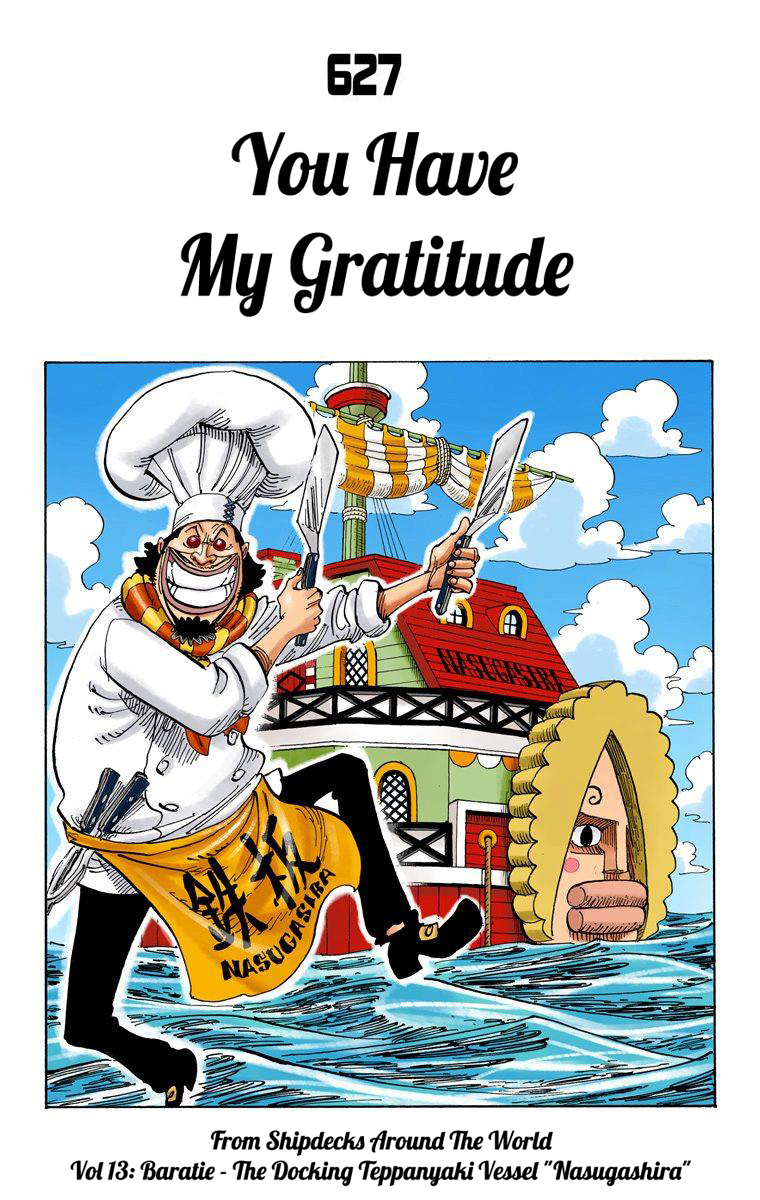 One Piece - Digital Colored Comics - Vol.64 Chapter 627: You Have My Gratitude