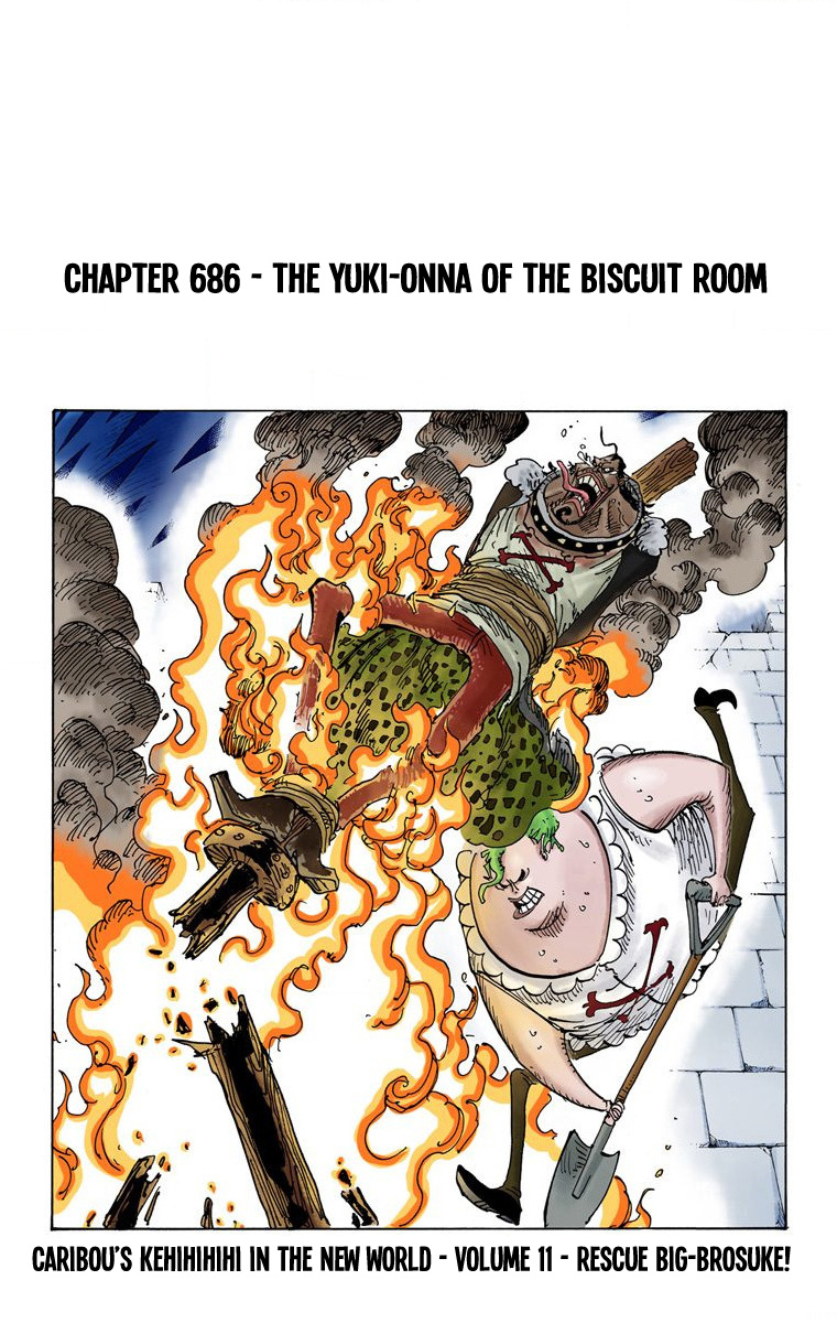 One Piece - Digital Colored Comics - Vol.69 Chapter 686: The Yuki-Onna Of The Biscuit Room