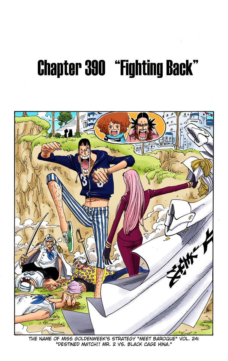 One Piece - Digital Colored Comics - Vol.41 Chapter 390: Fighting Back