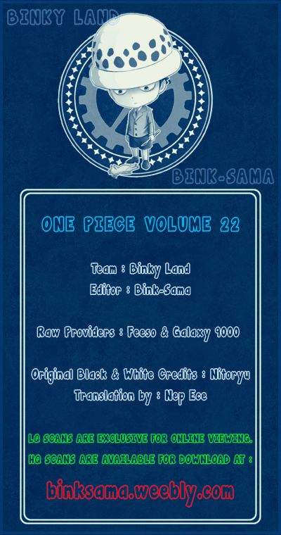 One Piece - Digital Colored Comics - Vol.22 Chapter 196: 1