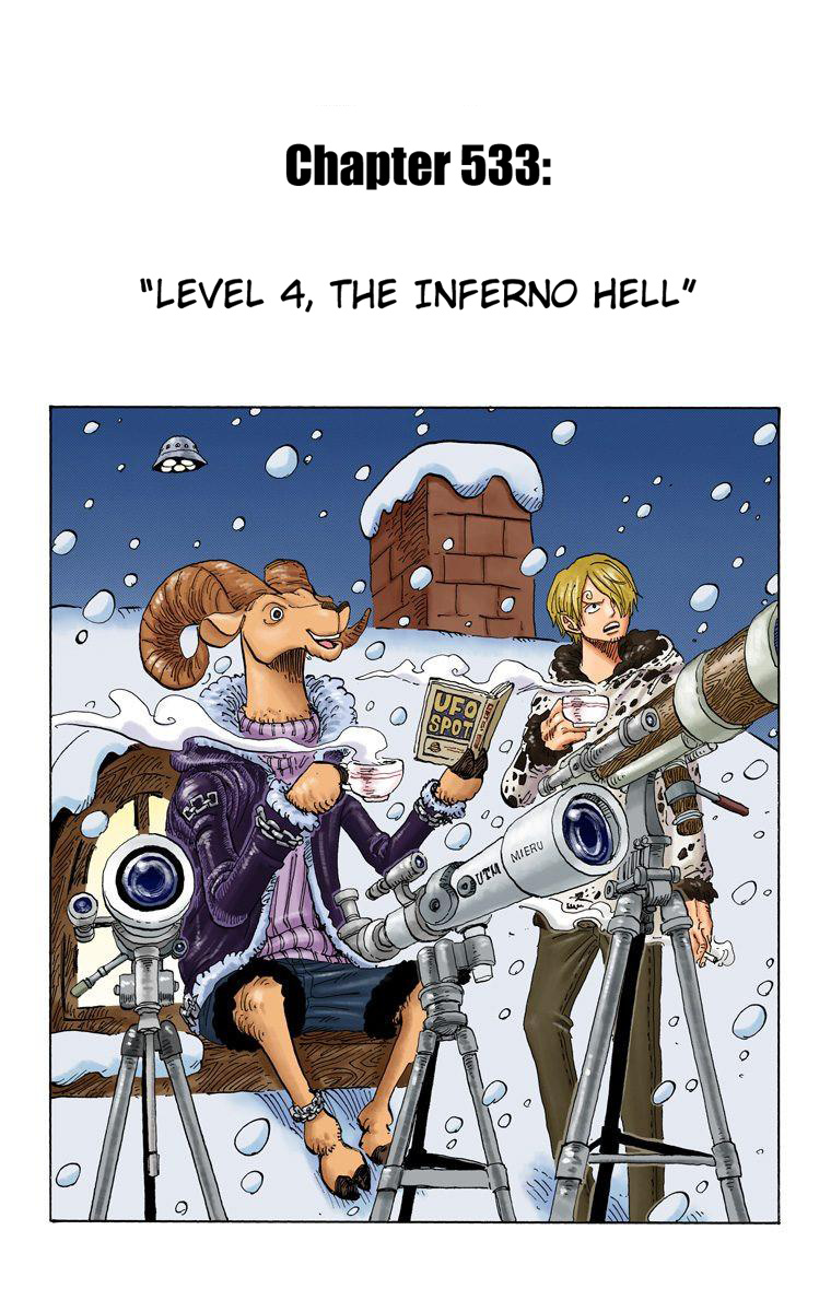 One Piece - Digital Colored Comics - Vol.55 Chapter 533: Level 4, The Inferno Hell