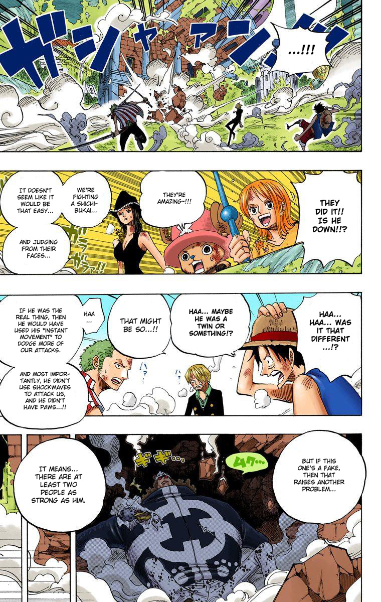 One Piece - Digital Colored Comics - Vol.52 Chapter 509: Kizaru Vs. Four Captains