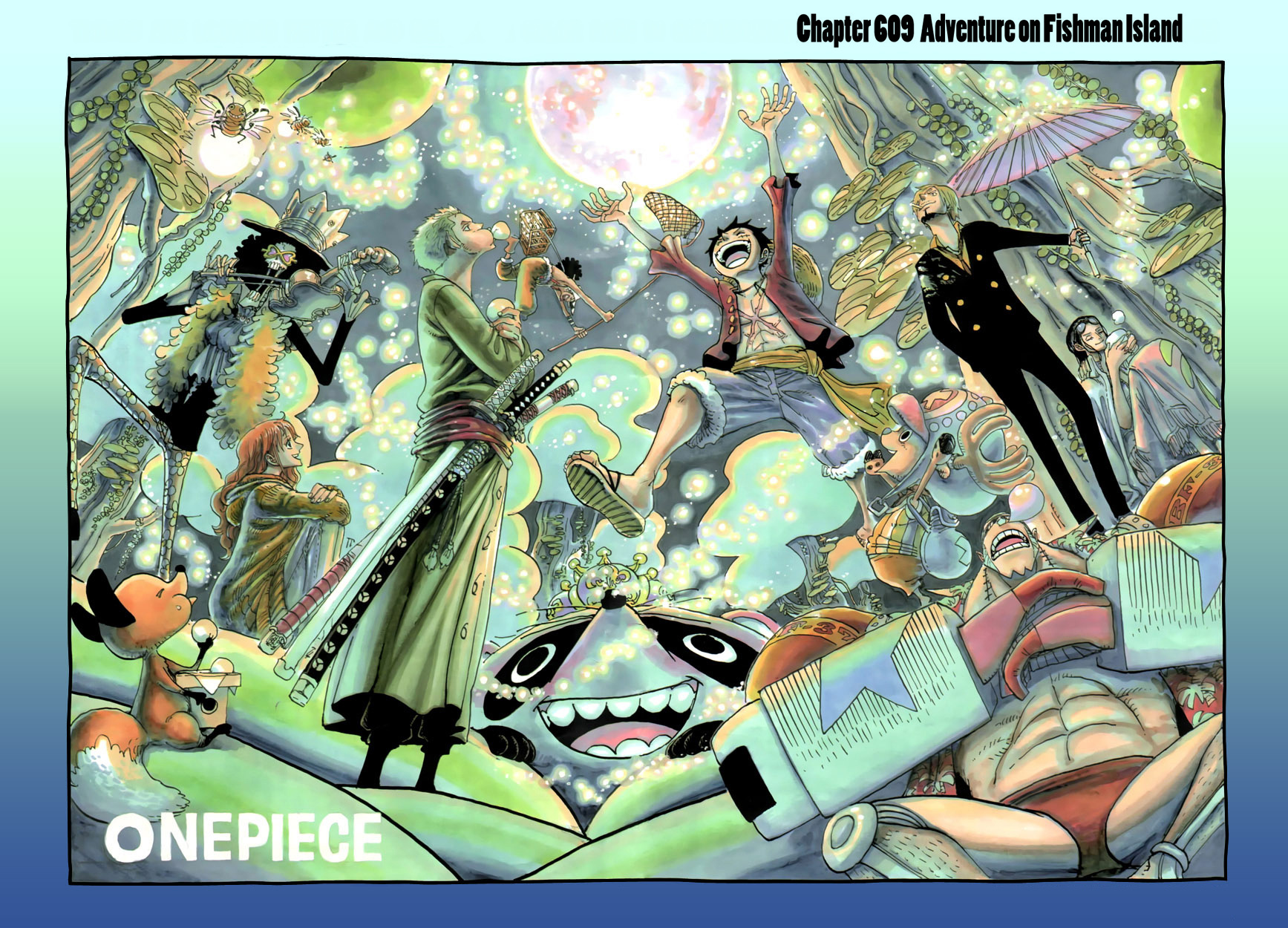 One Piece - Digital Colored Comics - Vol.62 Chapter 609: Adventure On Fishman Island