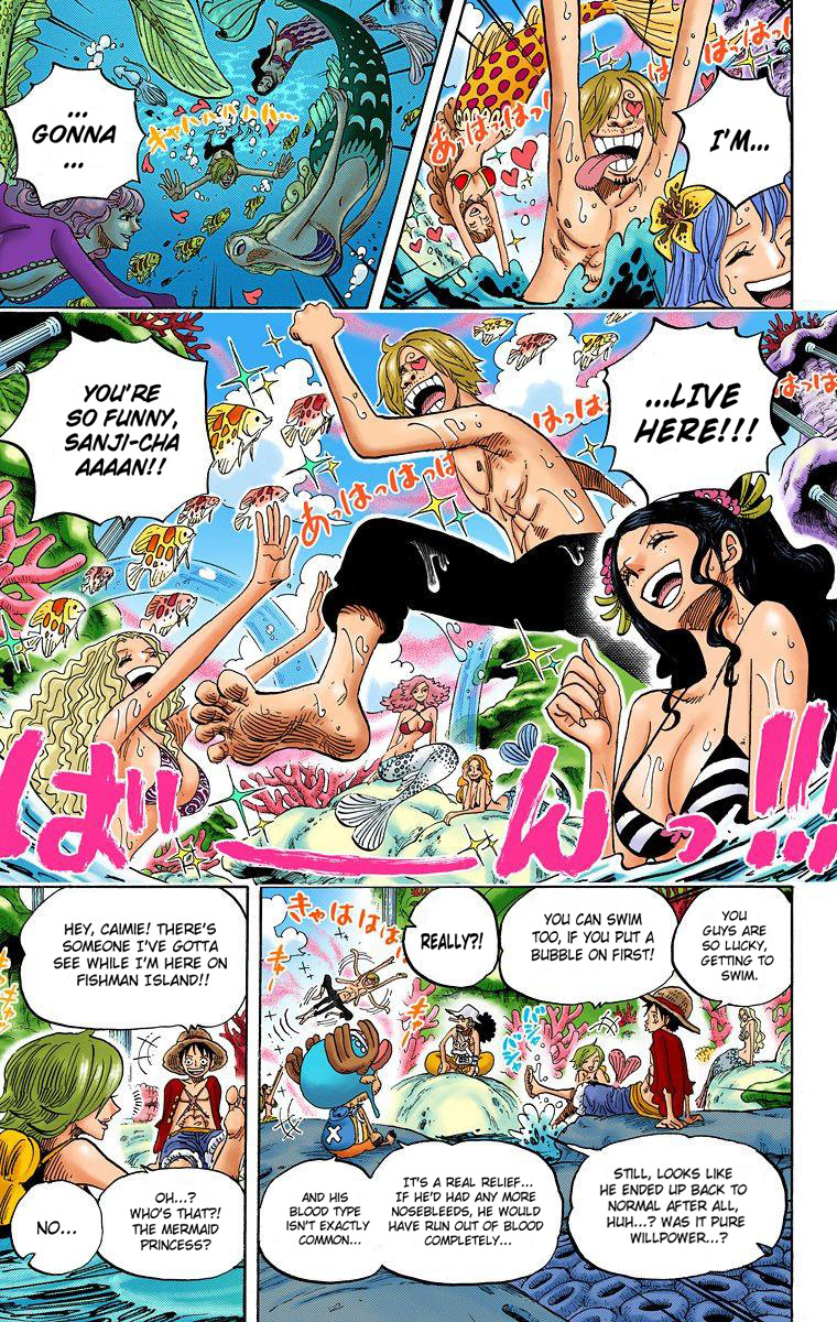 One Piece - Digital Colored Comics - Vol.62 Chapter 609: Adventure On Fishman Island