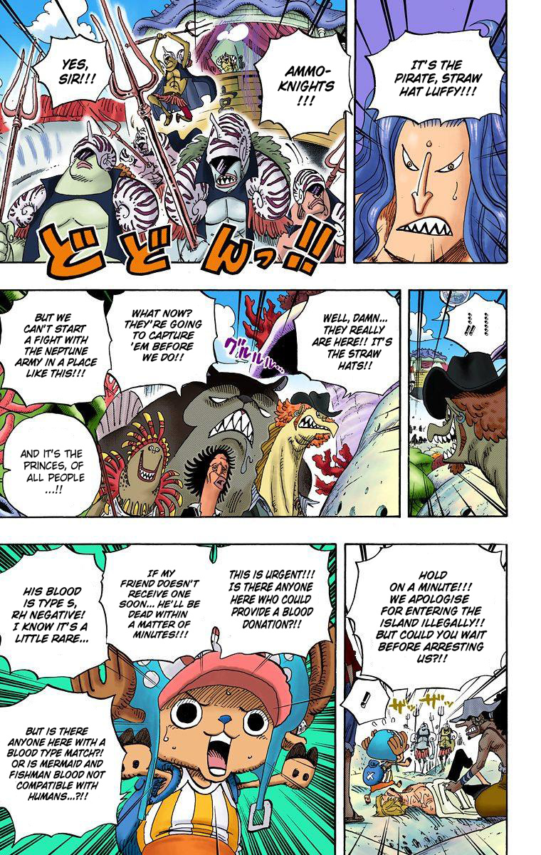 One Piece - Digital Colored Comics - Vol.62 Chapter 609: Adventure On Fishman Island