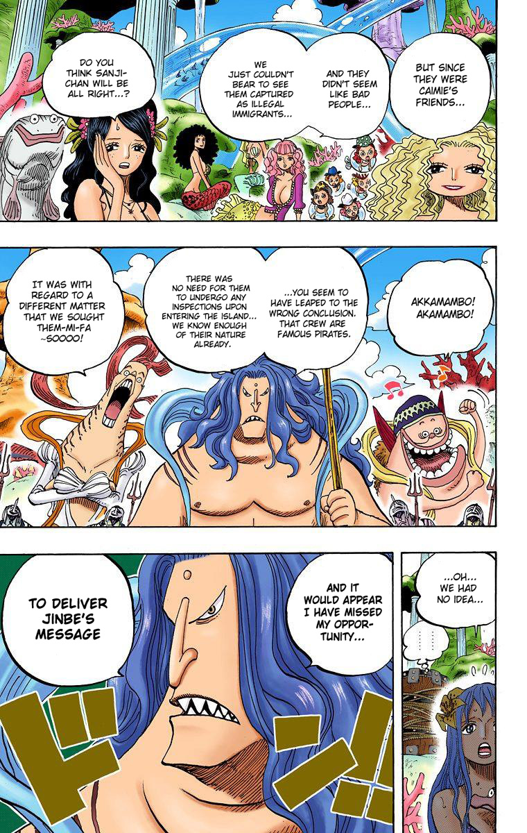 One Piece - Digital Colored Comics - Vol.62 Chapter 609: Adventure On Fishman Island