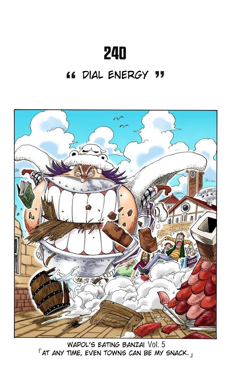 One Piece - Digital Colored Comics - Vol.26 Chapter 240: Dial Energy