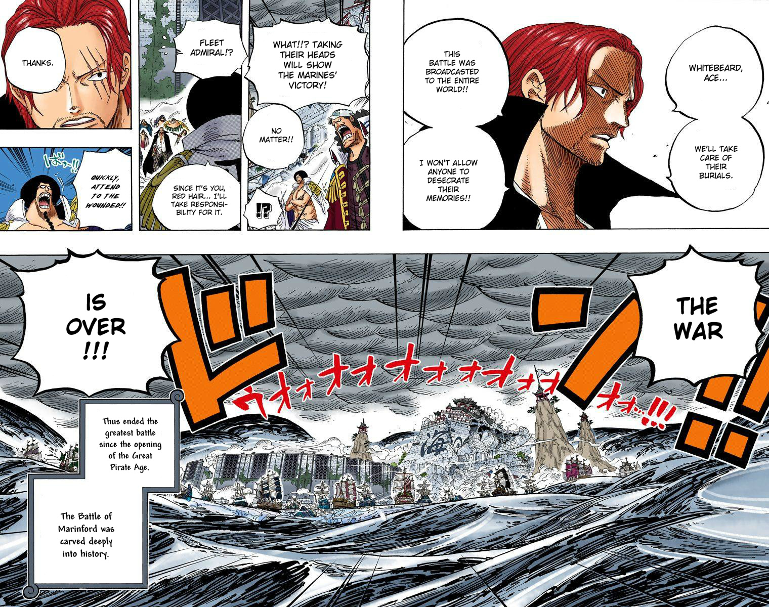 One Piece - Digital Colored Comics - Vol.59 Chapter 580: The End Of The Battle