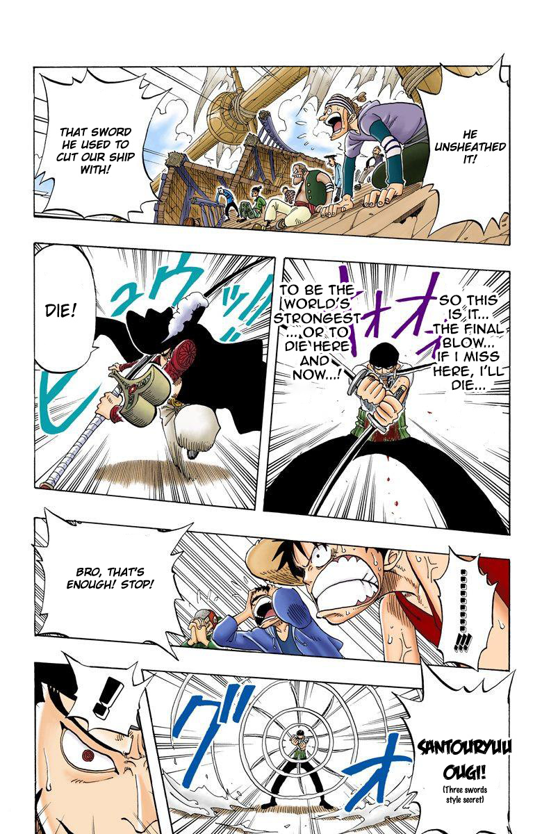 One Piece - Digital Colored Comics - Vol.6 Chapter 51: Roronoa Zoro Falls Into The Sea