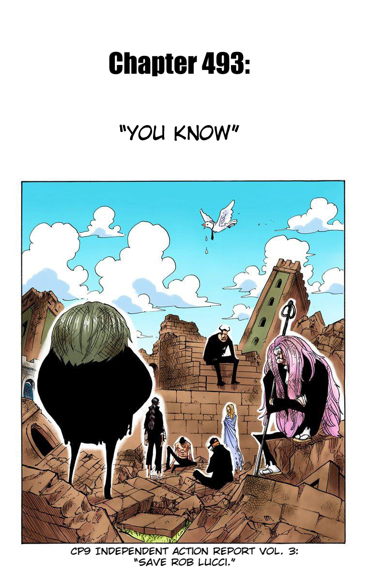 One Piece - Digital Colored Comics - Vol.51 Chapter 493: You Know