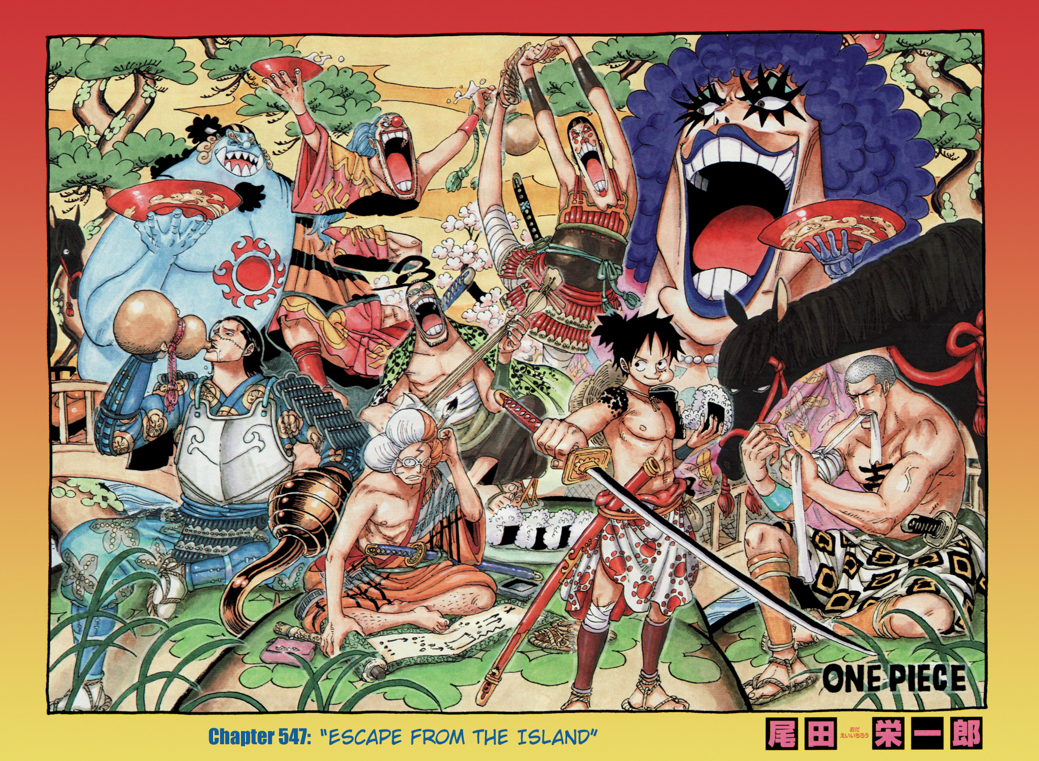 One Piece - Digital Colored Comics - Vol.56 Chapter 547: Escape From The Island