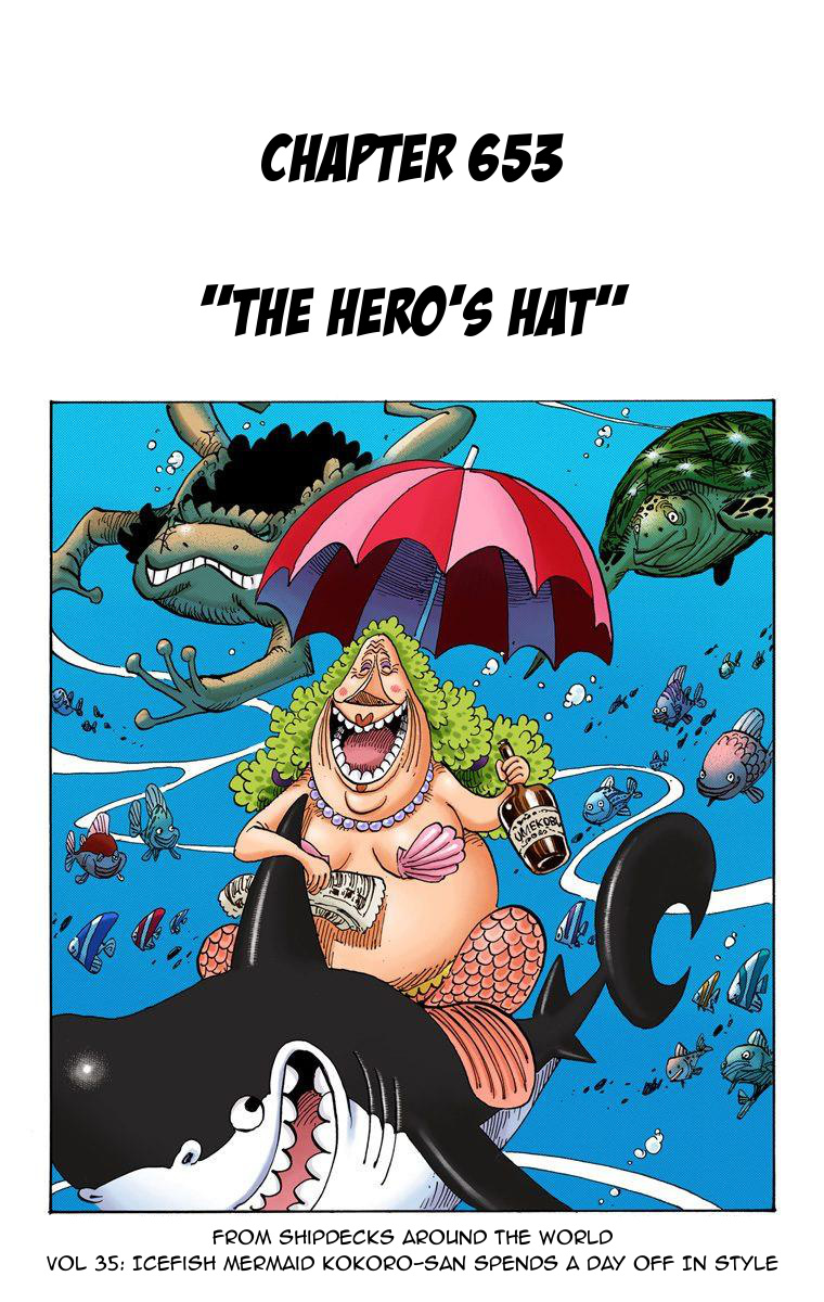 One Piece - Digital Colored Comics - Vol.66 Chapter 653: The Hero's Hat