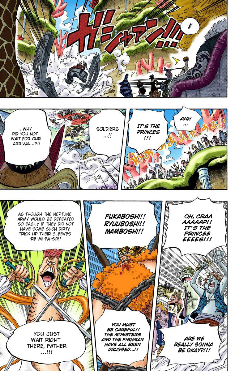 One Piece - Digital Colored Comics - Vol.64 Chapter 631: Gyoncorde Plaza