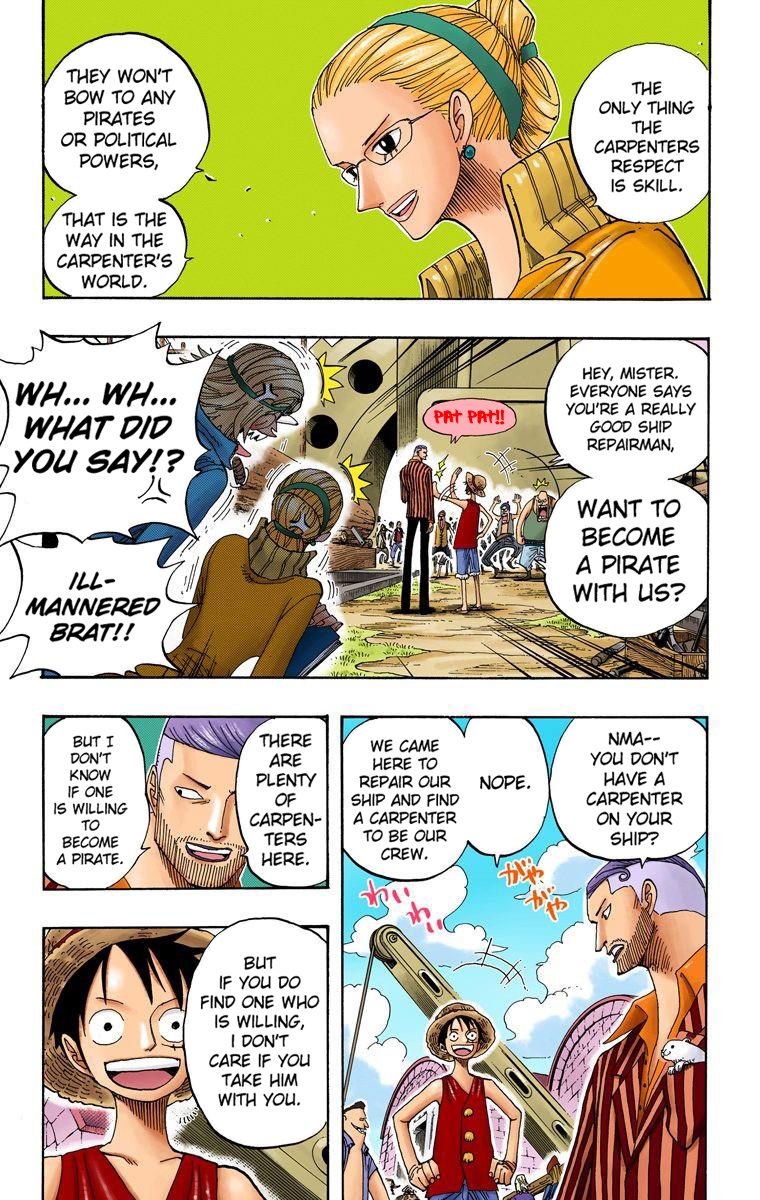 One Piece - Digital Colored Comics - Vol.34 Chapter 327: Shipyard Island, Construction Dock No. 1