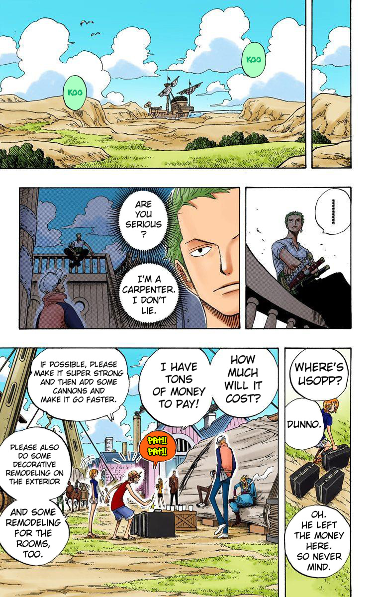 One Piece - Digital Colored Comics - Vol.34 Chapter 327: Shipyard Island, Construction Dock No. 1