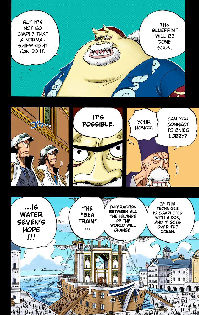 One Piece - Digital Colored Comics - Vol.37 Chapter 354: The Sea Train