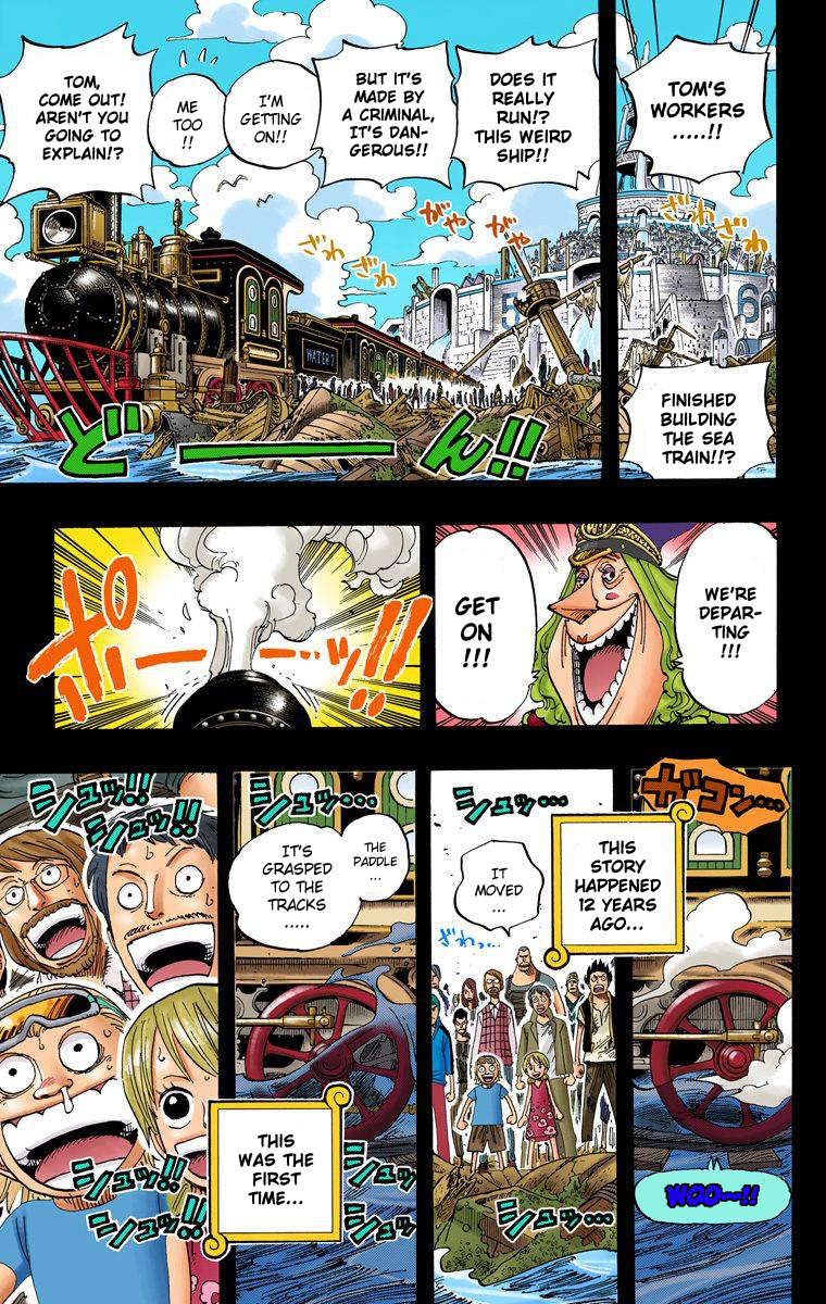 One Piece - Digital Colored Comics - Vol.37 Chapter 354: The Sea Train