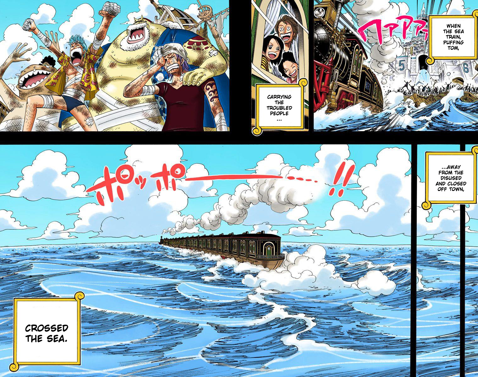 One Piece - Digital Colored Comics - Vol.37 Chapter 354: The Sea Train