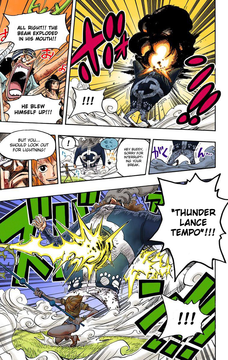 One Piece - Digital Colored Comics - Vol.52 Chapter 510: Strawhat Crew Vs. Combat Weapon