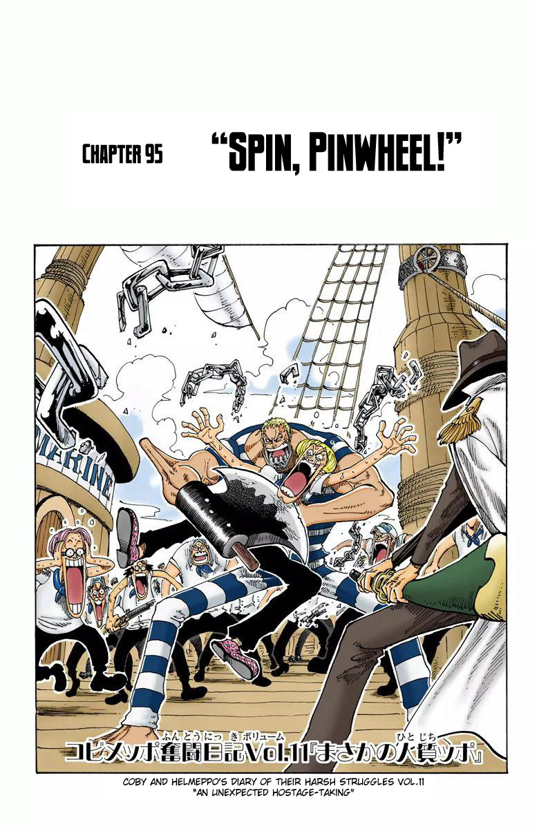 One Piece - Digital Colored Comics - Vol.11 Chapter 95: Spin, Pinwheel!