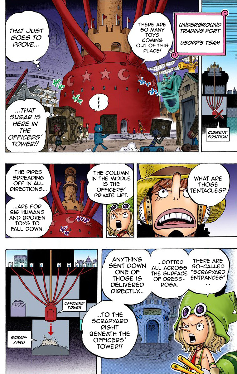 One Piece - Digital Colored Comics - Vol.74 Chapter 737: Officer Tower