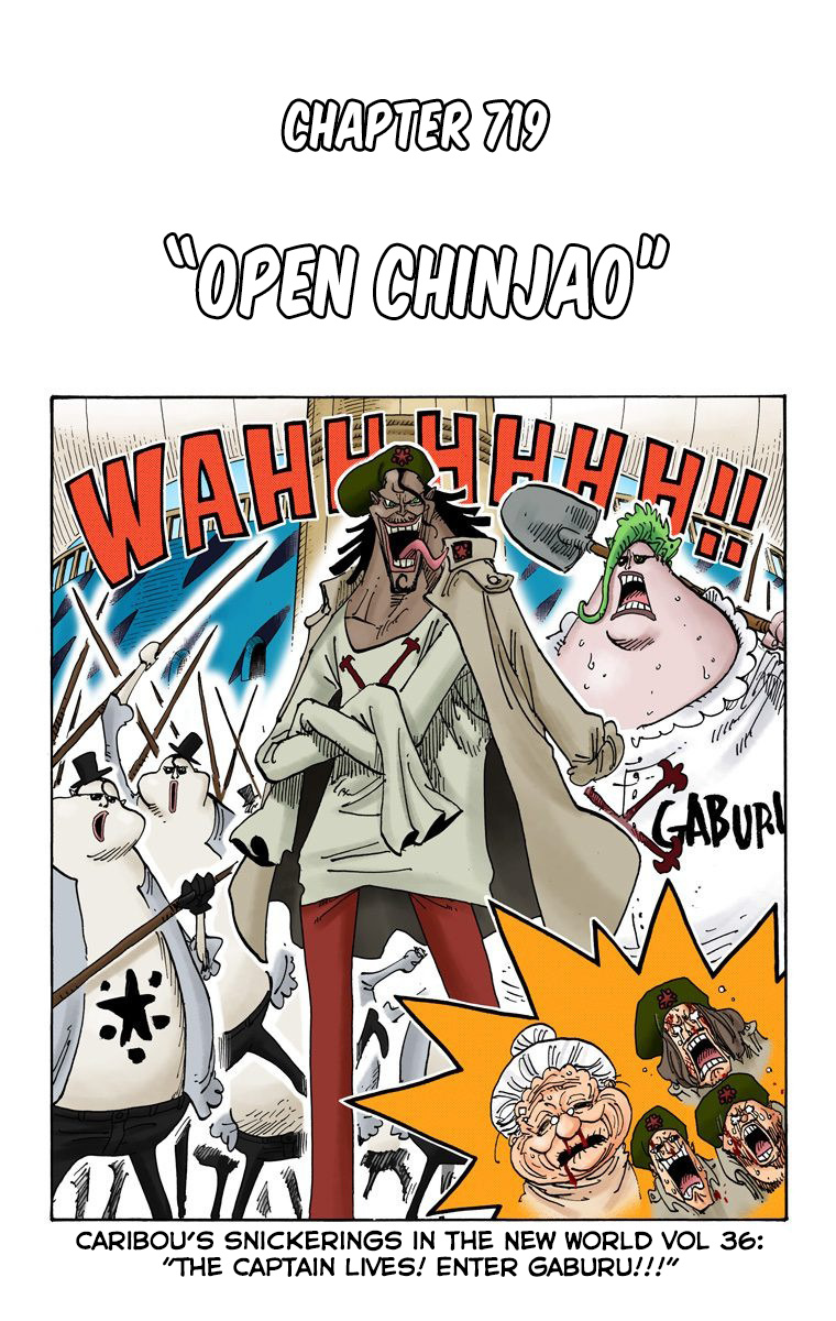 One Piece - Digital Colored Comics - Vol.72 Chapter 719: Open Chinjao