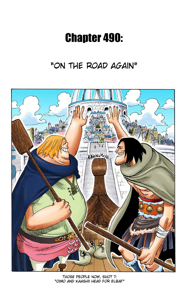 One Piece - Digital Colored Comics - Vol.50 Chapter 490: On The Road Again