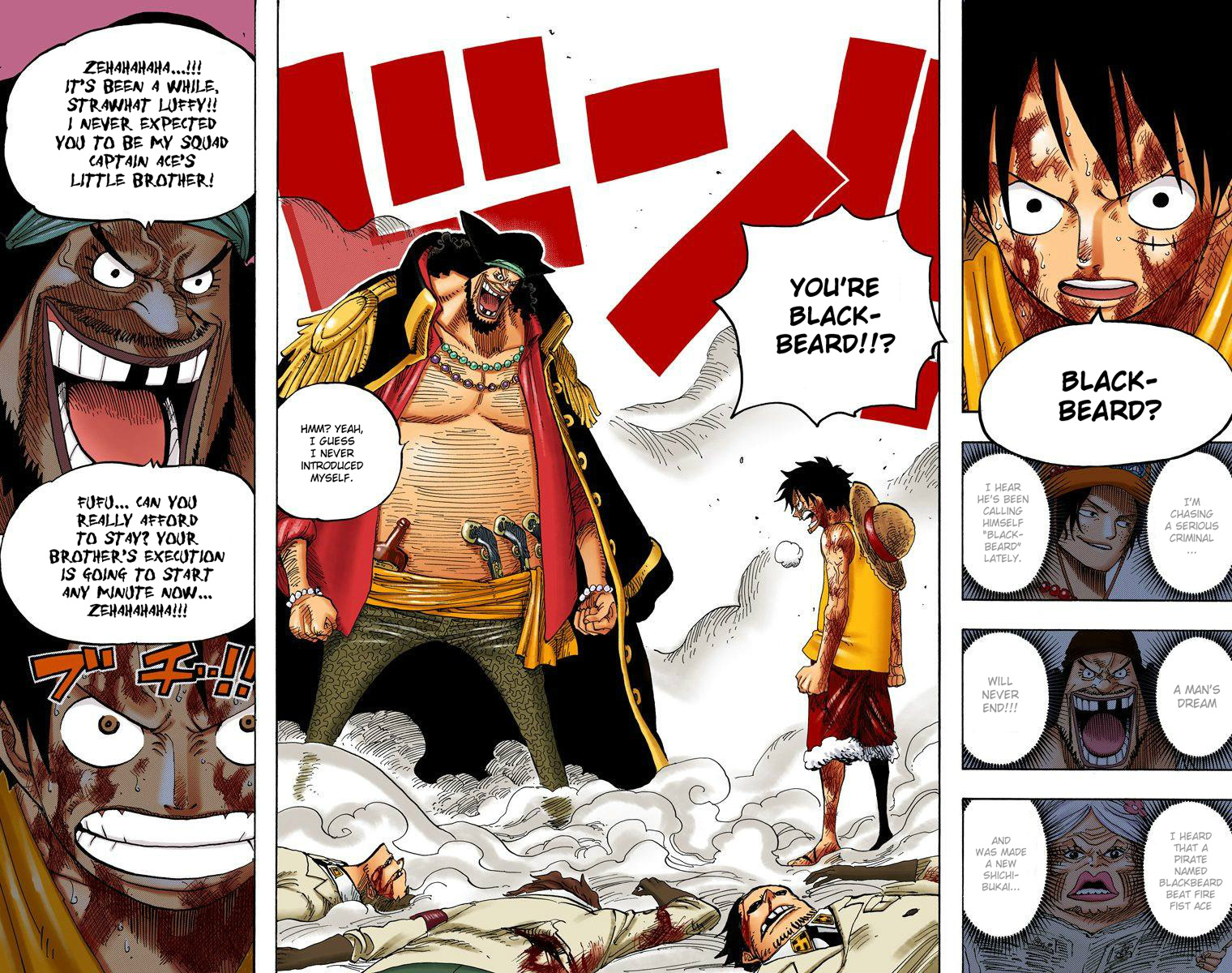 One Piece - Digital Colored Comics - Vol.56 Chapter 543: Strawhat And Blackbeard