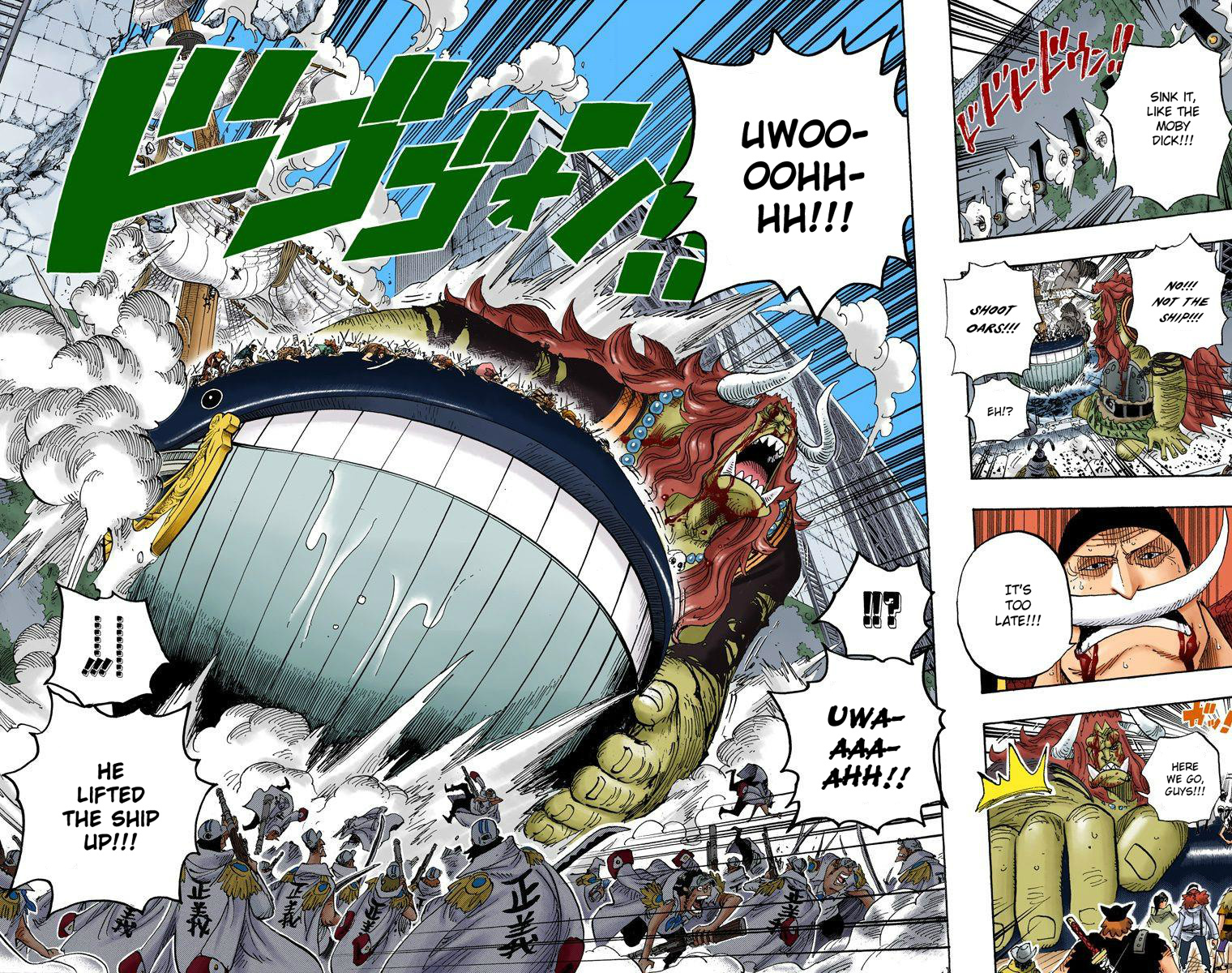 One Piece - Digital Colored Comics - Vol.58 Chapter 566: Fierce Attack