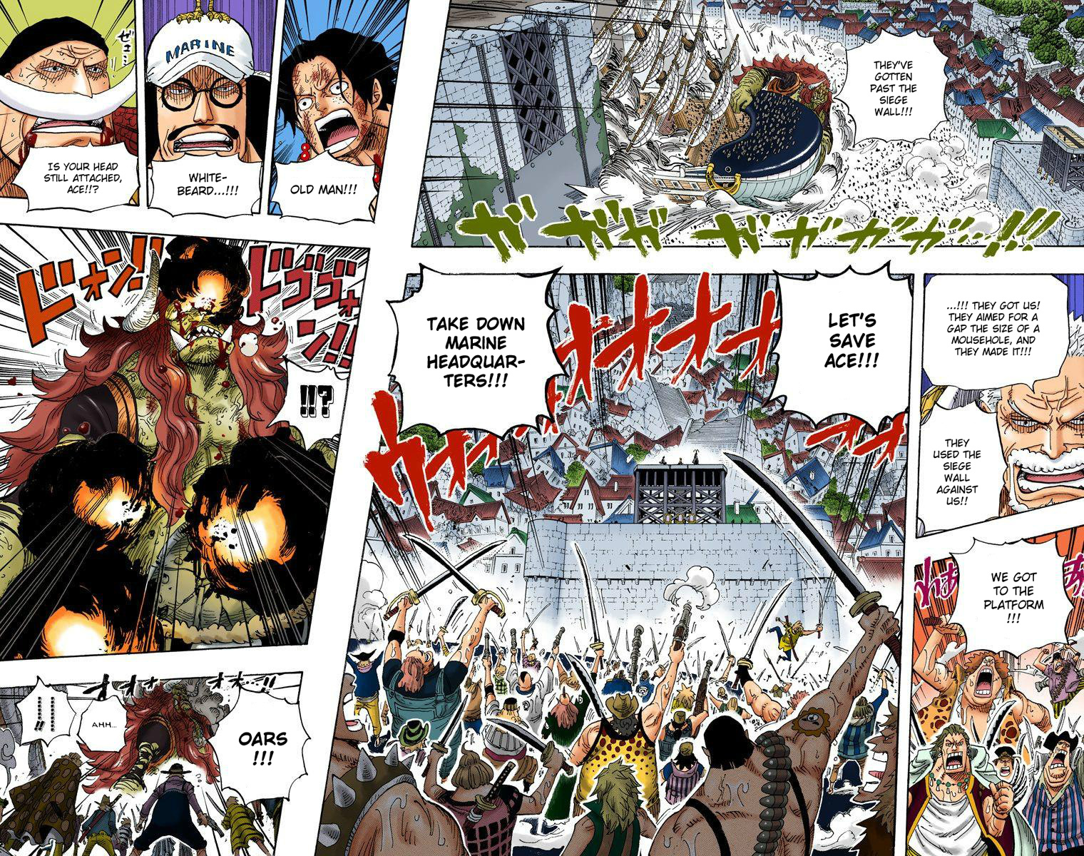 One Piece - Digital Colored Comics - Vol.58 Chapter 566: Fierce Attack