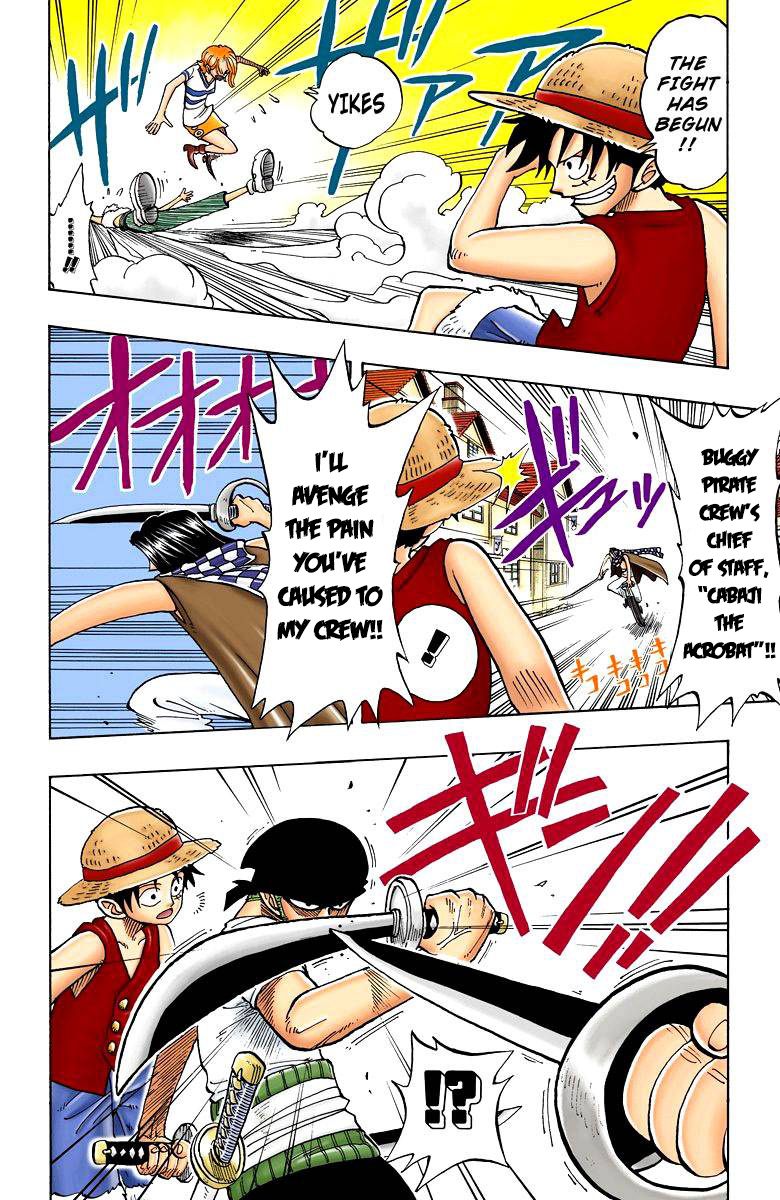 One Piece - Digital Colored Comics - Vol.2 Chapter 16: Versus!! The Buggy Pirate Crew