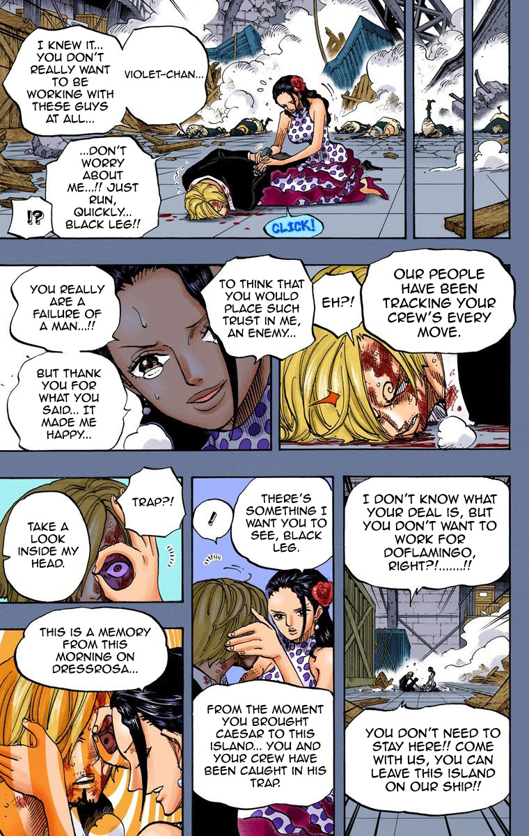 One Piece - Digital Colored Comics - Vol.72 Chapter 712: Violet