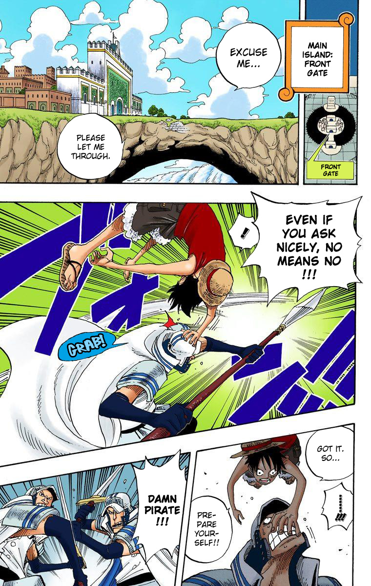 One Piece - Digital Colored Comics - Vol.39 Chapter 377: Great Battle On The Judiciary Island!!