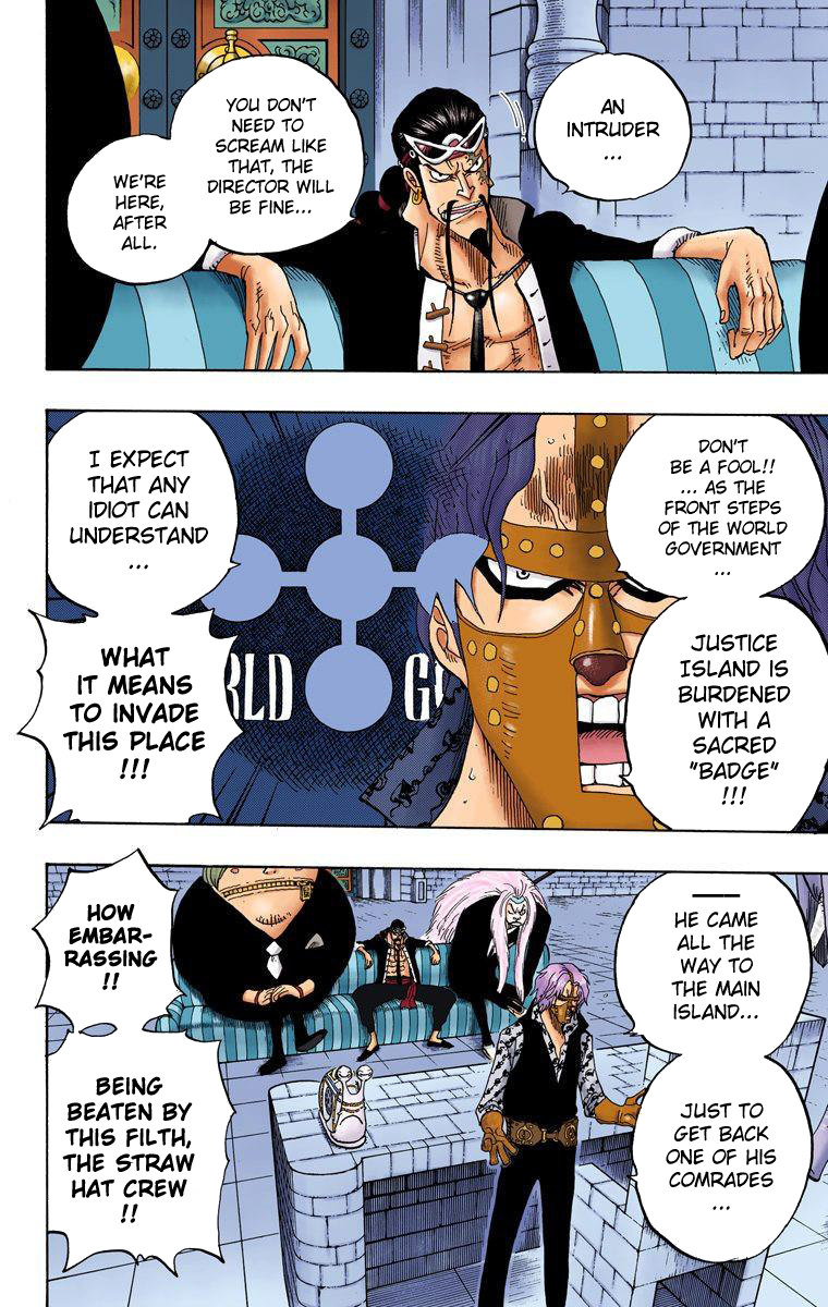 One Piece - Digital Colored Comics - Vol.39 Chapter 377: Great Battle On The Judiciary Island!!