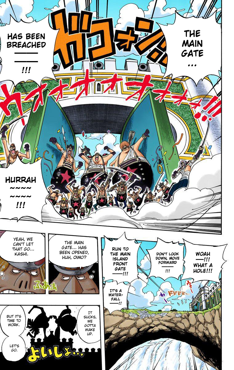 One Piece - Digital Colored Comics - Vol.39 Chapter 377: Great Battle On The Judiciary Island!!