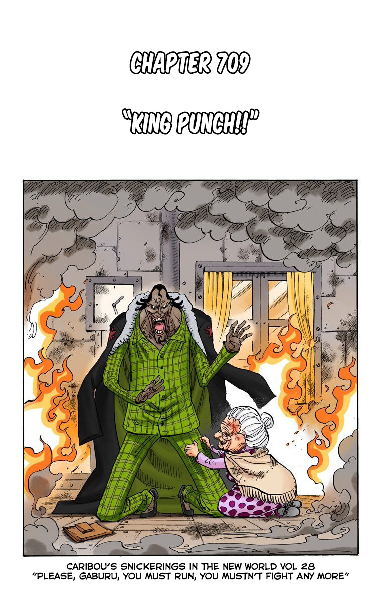 One Piece - Digital Colored Comics - Vol.71 Chapter 709: King Punch!!