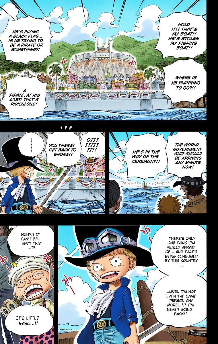 One Piece - Digital Colored Comics - Vol.60 Chapter 588: Sabo's Ocean