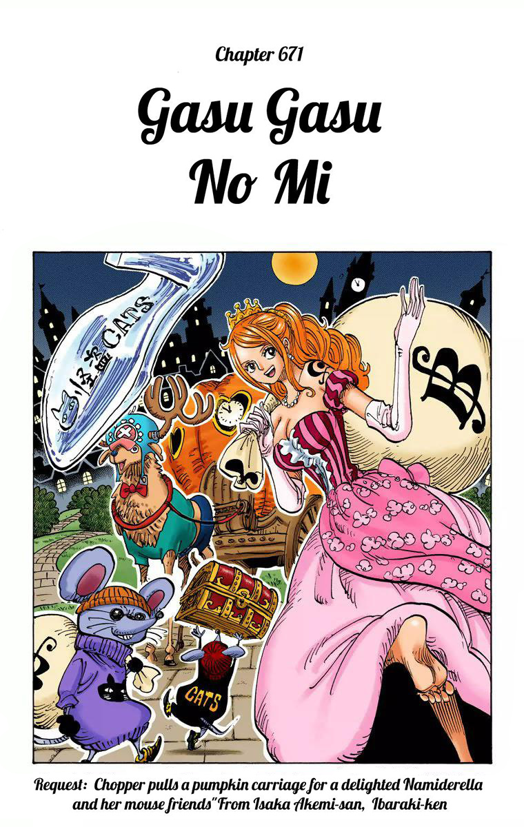 One Piece - Digital Colored Comics - Vol.68 Chapter 671: Gasu Gasu No Mi