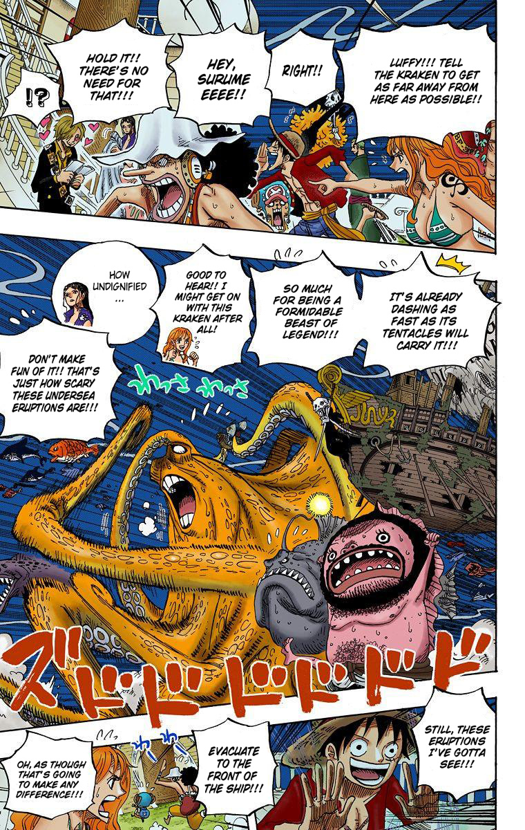 One Piece - Digital Colored Comics - Vol.62 Chapter 607: 10,000 Meters Under The Sea