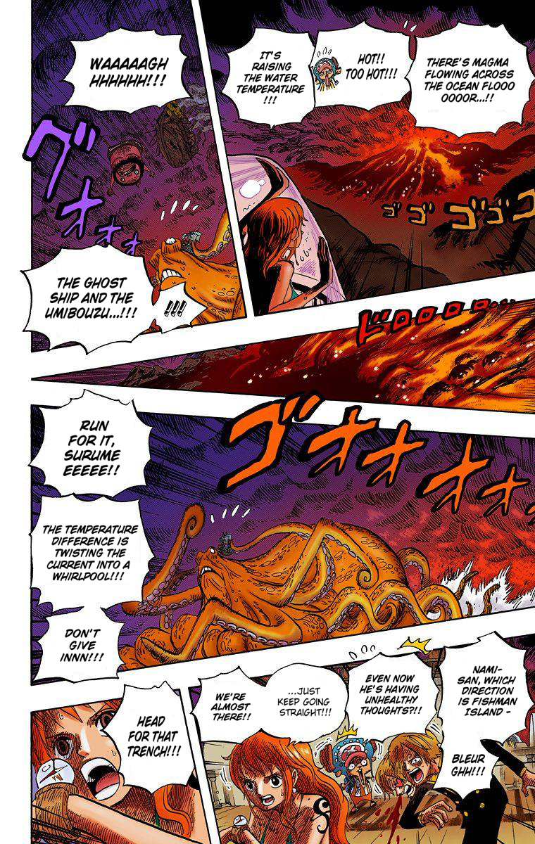 One Piece - Digital Colored Comics - Vol.62 Chapter 607: 10,000 Meters Under The Sea