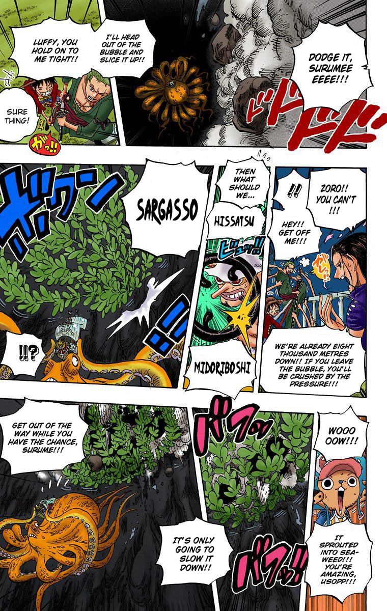 One Piece - Digital Colored Comics - Vol.62 Chapter 607: 10,000 Meters Under The Sea