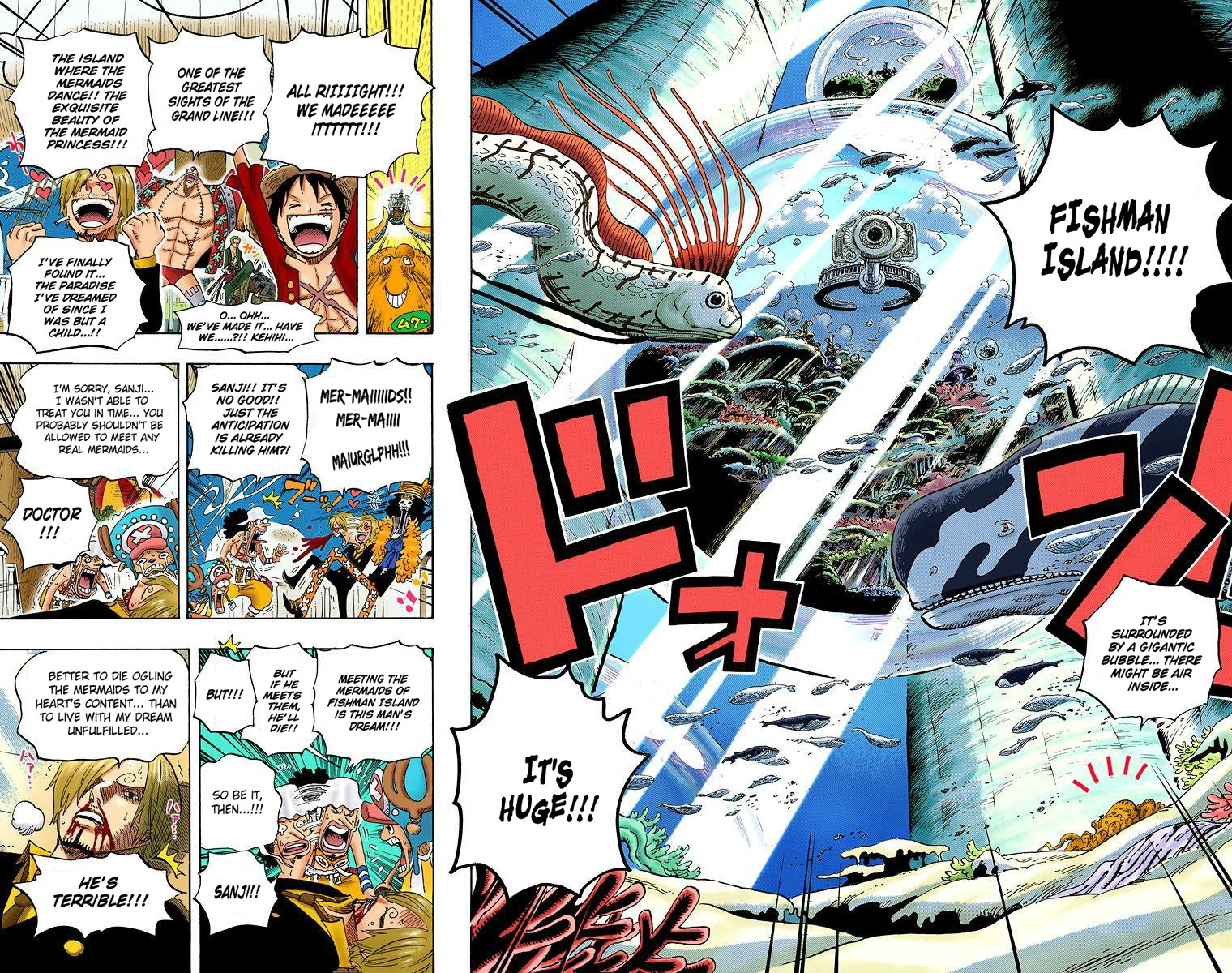 One Piece - Digital Colored Comics - Vol.62 Chapter 607: 10,000 Meters Under The Sea