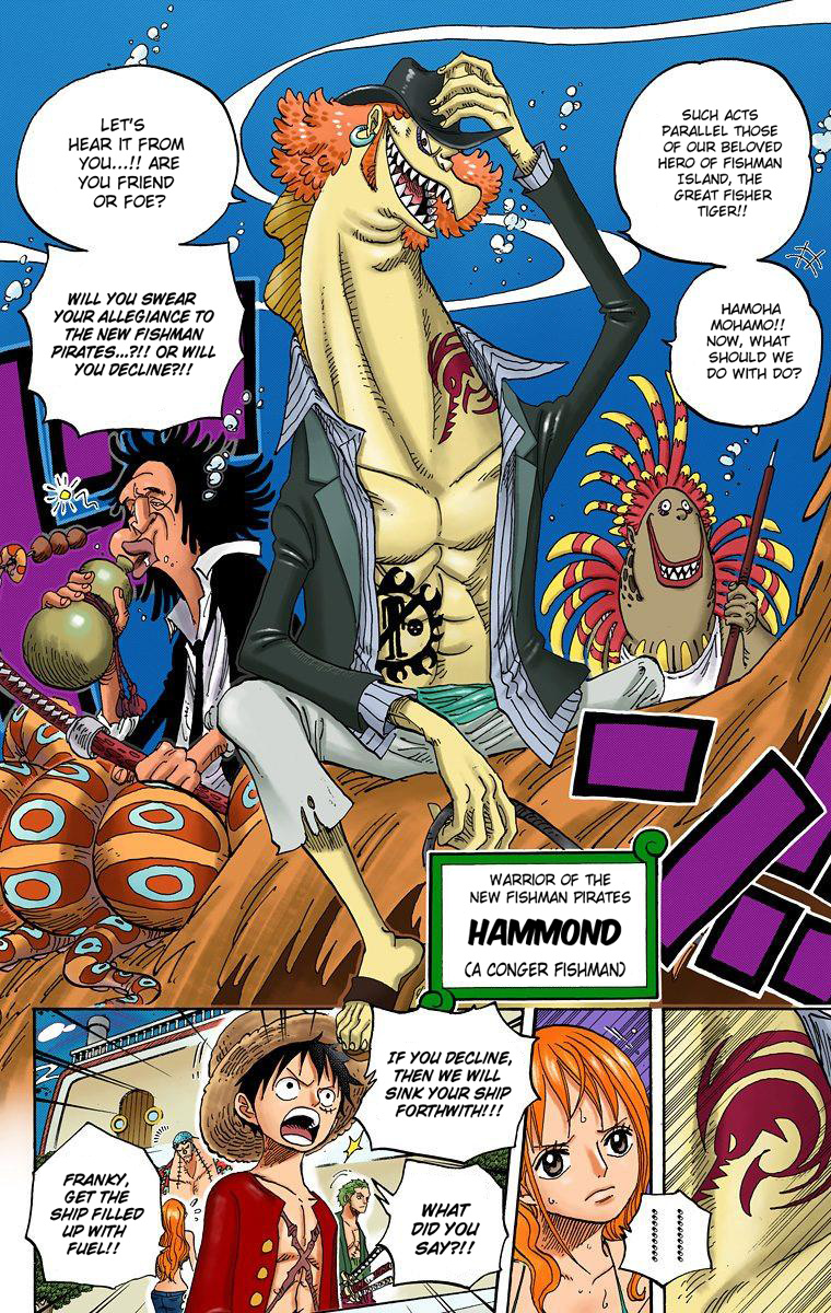 One Piece - Digital Colored Comics - Vol.62 Chapter 607: 10,000 Meters Under The Sea