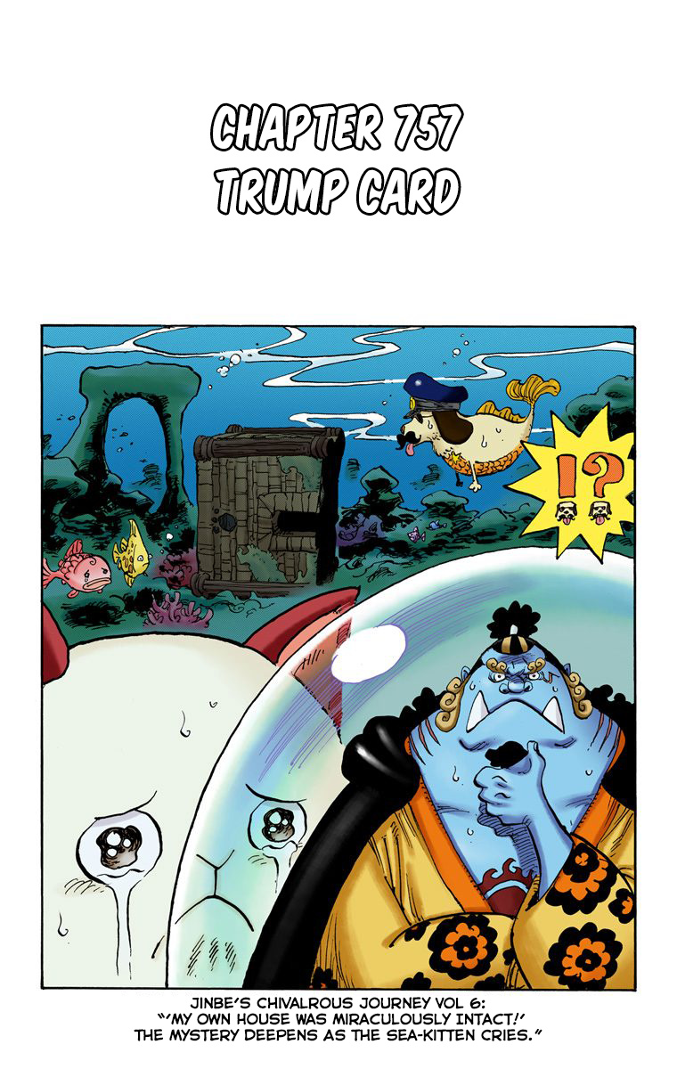 One Piece - Digital Colored Comics - Vol.76 Chapter 757: Trump Card